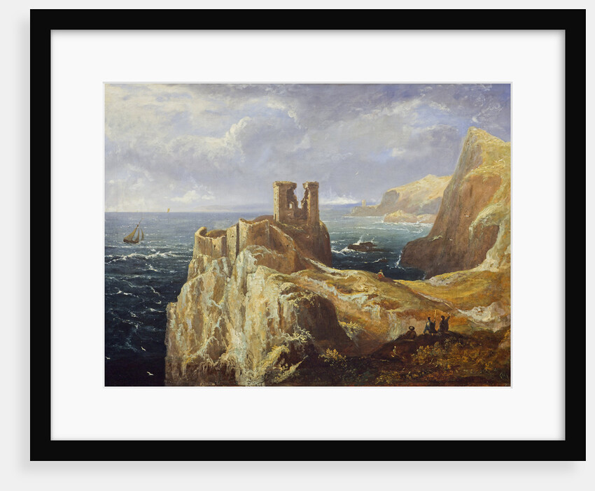 Fast Castle from above by Revd. John Thomson